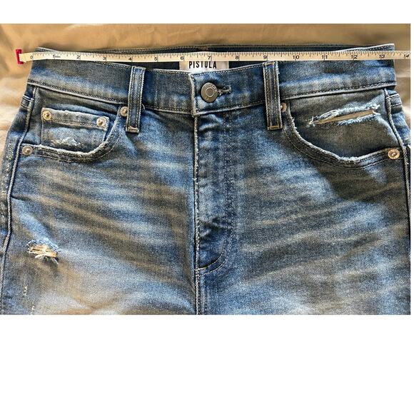 New Revolve Pistola Lennon High Rise Crop Bootcut Jeans Empire Sz 26 Retail $148 - Picture 5 of 11